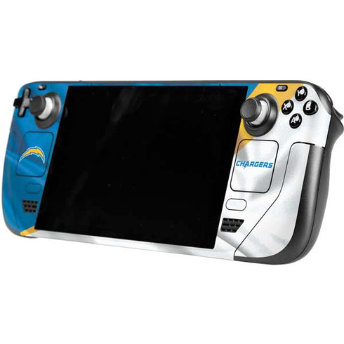NFL Los Angeles Chargers Steam Deck Handheld Gaming Computer Skin